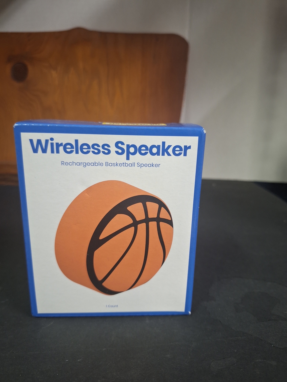 Wireless Basketball-Shaped Bluetooth Speaker - Orange